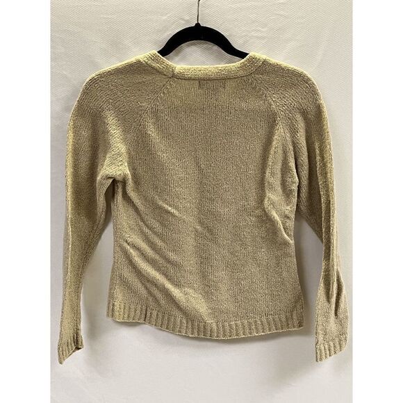 Banana Republic Pullover V-neck Stretch Sweater Tan Size XS - Picture 3 of 3